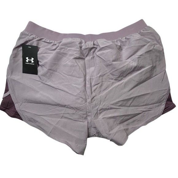 Under Armour Women's Fly By 2.0 Running Shorts Purple Size L - Picture 2 of 9